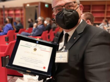 Il Presidente UAI-FNGI Cosimo Damiano Carlucci insignito da “Italia del Merito”